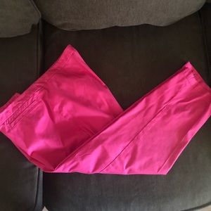 Hot pink Capri pants
